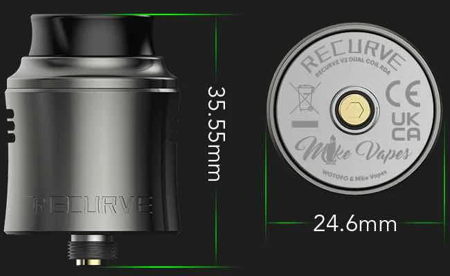 Recurve Dual RDA by Wotofo
