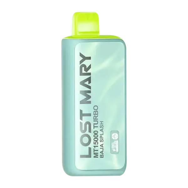 Lost Mary vape device with a green top on a white background. ORDER NOW AND GET FREE DELIVERY!