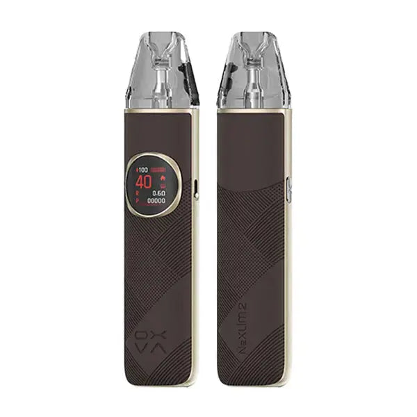 Two vaping devices on a white background. ORDER NOW AND GET FREE DELIVERY.