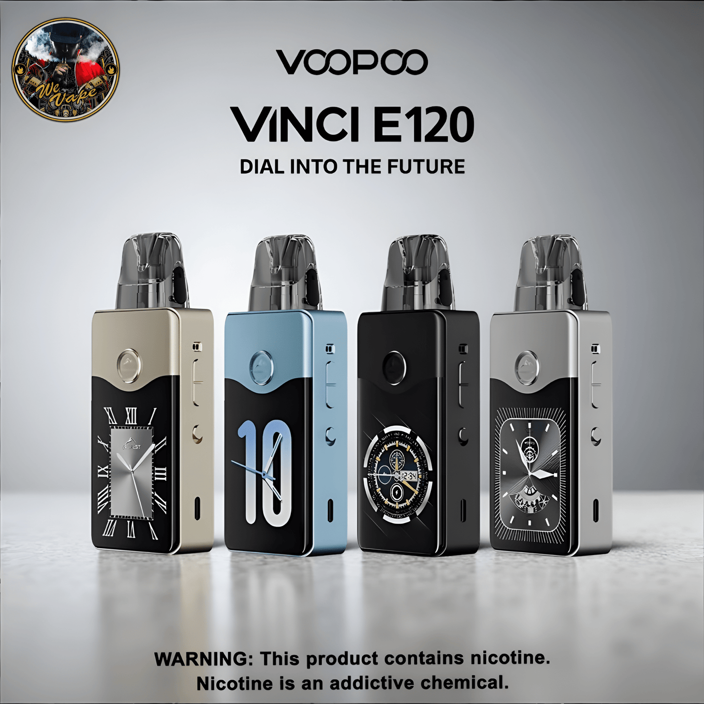 Voopoo Vinci E120 Pod System Kit – 40W Refillable Vape with E120 Pods | Compact & Leak - Proof MTL/DTL Vaping - We Vape