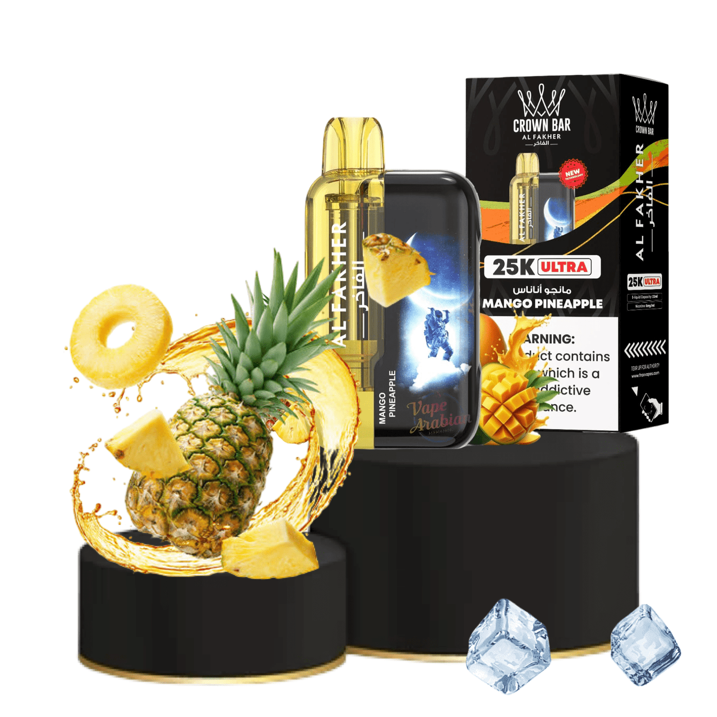 Al Fakher 25K Ultra Disposable Vape Kit – 25,000 Puffs, 5MG Nicotine - We Vape