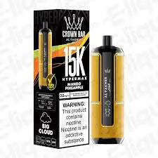 Al Fakher – Crown Bar 15,000 HYPER MAX DTL Disposable Vape (5MG | 0.5% Nicotine) - We Vape
