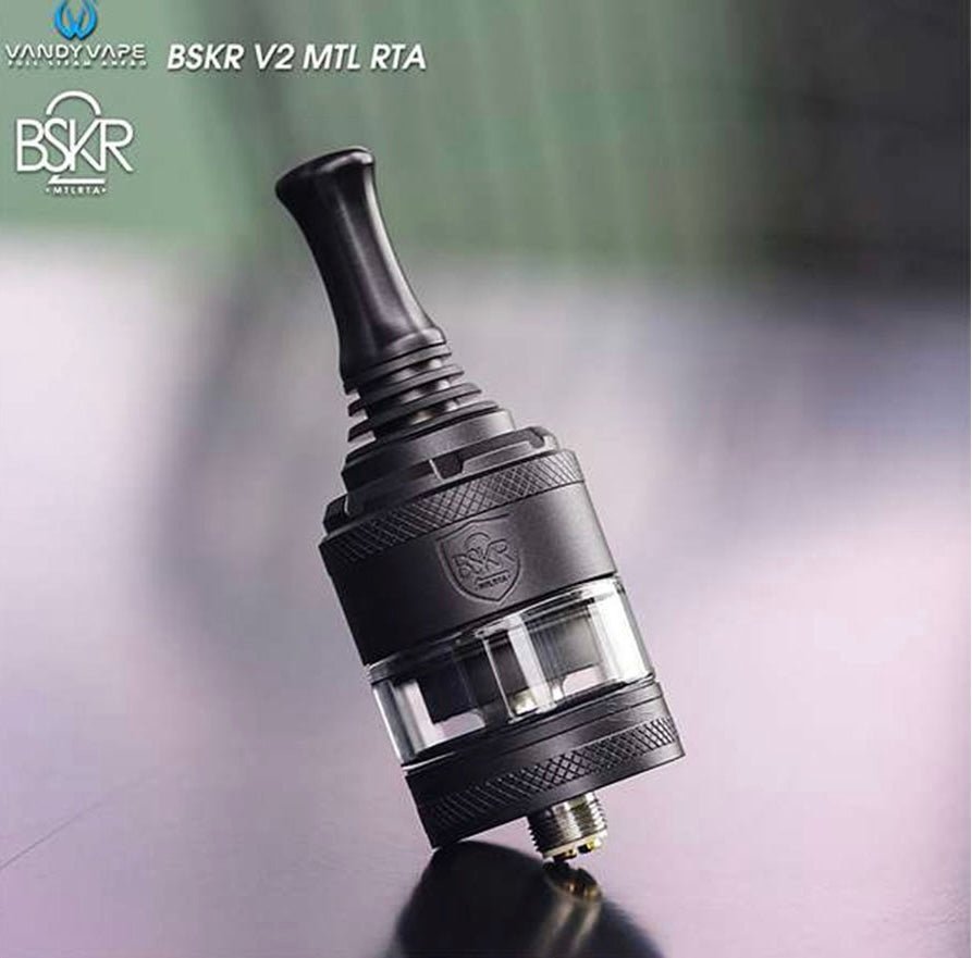 BSKR V2 MTL RTA by Vandy Vape – Precision Mouth - to - Lung Rebuildable Tank Atomizer (24mm, Single Coil) - We Vape
