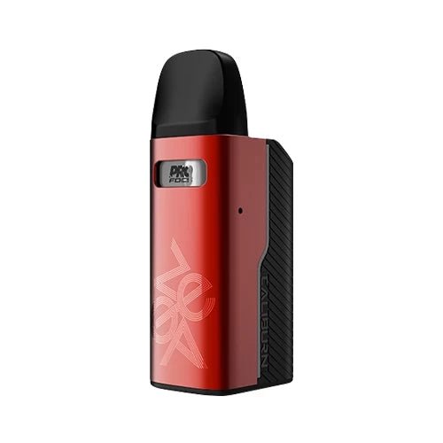 color red Caliburn GZ2 by UWELL in side view and white background