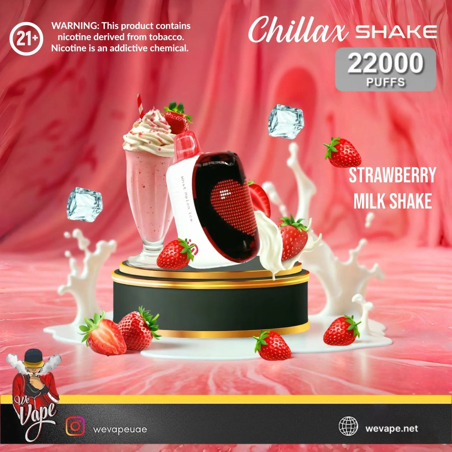 Chillax Shake 22000 Puffs - Disposable Pods - We Vape