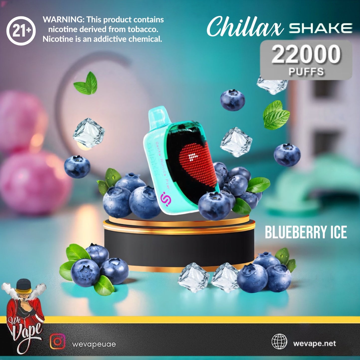 Chillax Shake 22000 Puffs - Disposable Pods - We Vape
