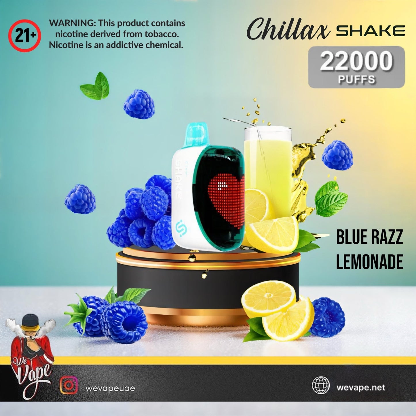 Chillax Shake 22000 Puffs - Disposable Pods - We Vape