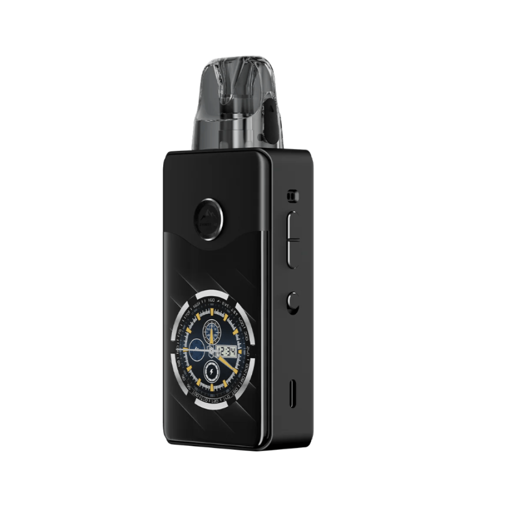 Voopoo Vinci E120 Pod System Kit – 40W Refillable Vape with E120 Pods | Compact & Leak - Proof MTL/DTL Vaping - in color black device and white background