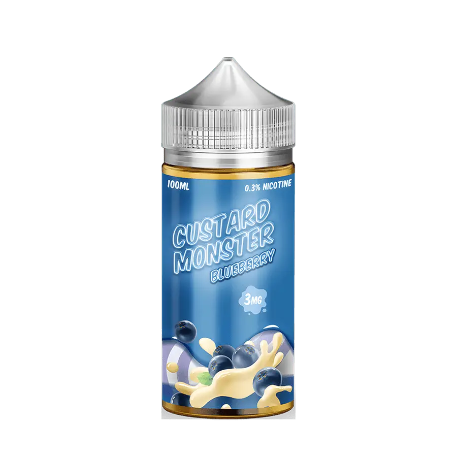 Custard Monster Blueberry by Monster Vape Labs – 100ML Premium E - Liquid (6MG Nicotine) - We Vape