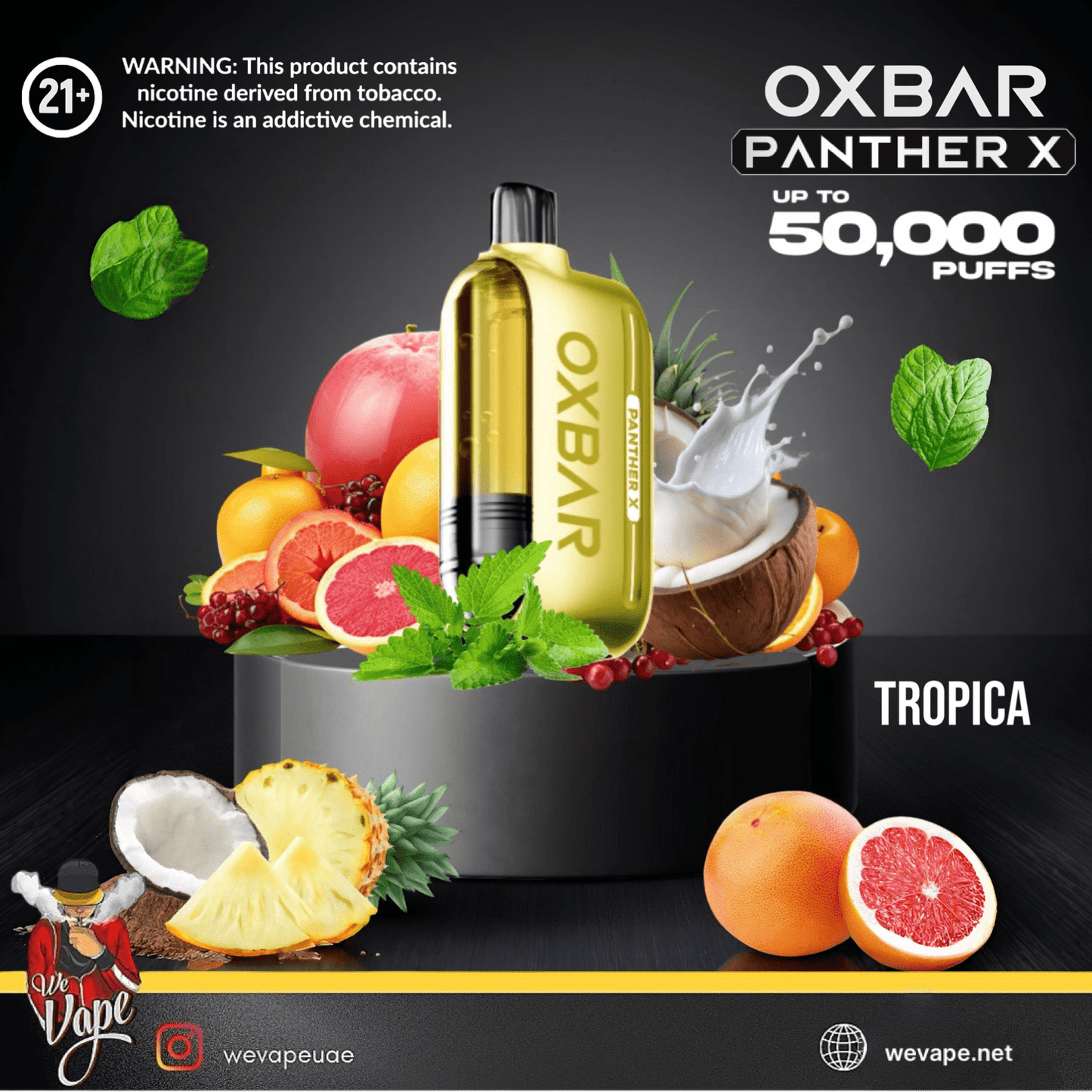 Dr Vapes OXBAR Panther X 50000 Puffs Disposable Vape Kit - We Vape