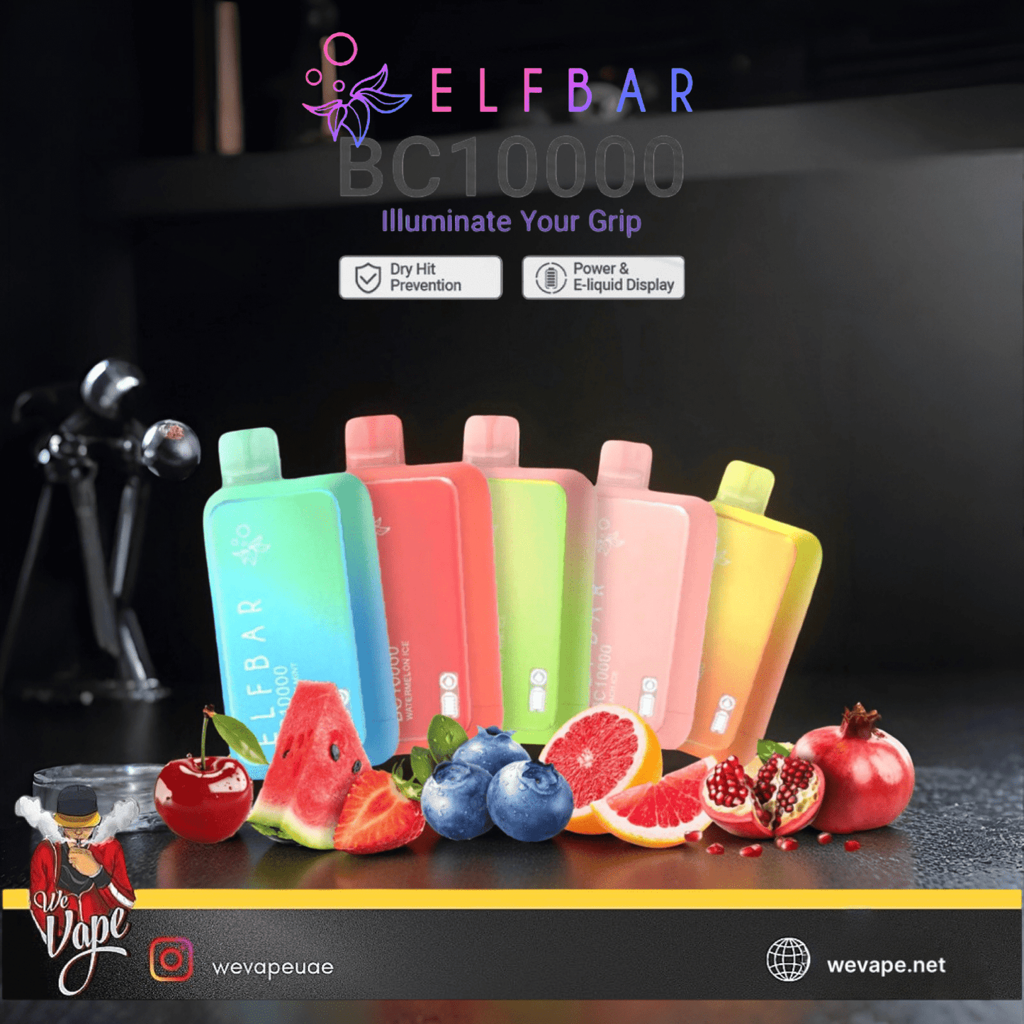 Elf Bar BC10000 Puffs Disposable Pod – High - Capacity Rechargeable Vape with Mesh Coil - We Vape