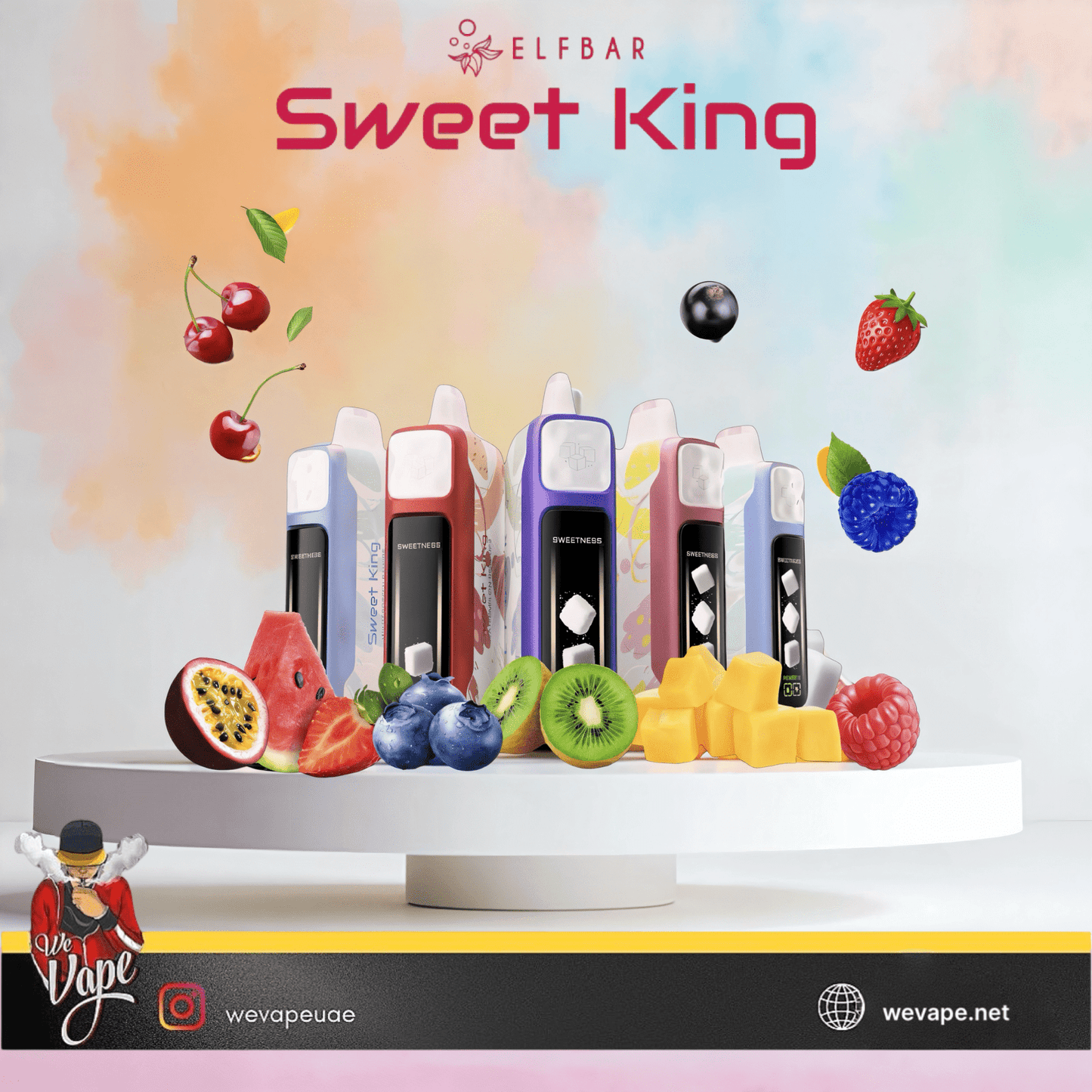 Elf Bar Sweet King 30,000 Puffs – High - Capacity Disposable Vape Pod - We Vape