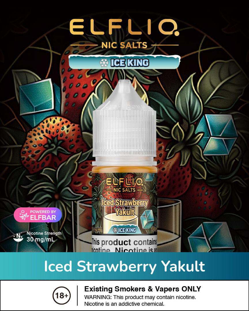 ELF LIQ Ice King Nic Salt 30ML by ELF BAR ā Icy Menthol E - Liquid - We Vape