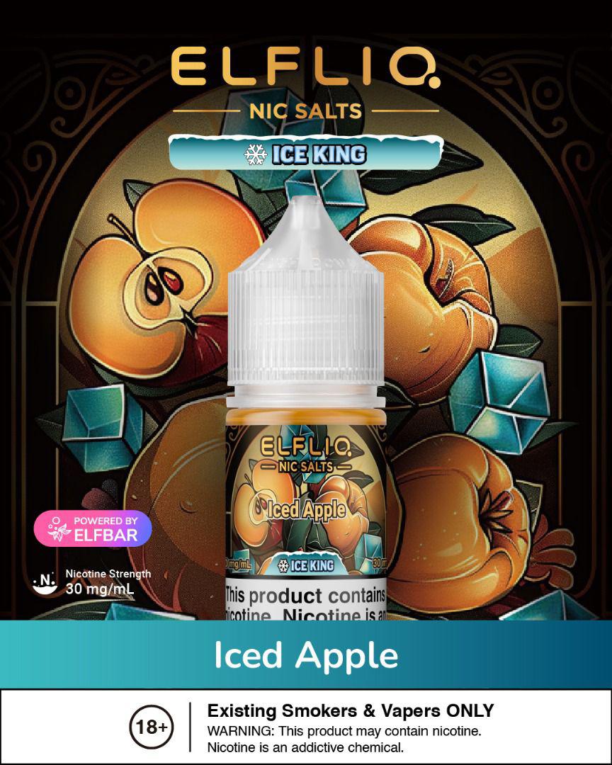 ELF LIQ Ice King Nic Salt 30ML by ELF BAR ā Icy Menthol E - Liquid - We Vape