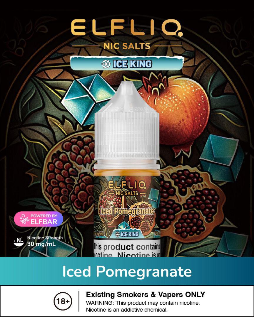 ELF LIQ Ice King Nic Salt 30ML by ELF BAR ā Icy Menthol E - Liquid - We Vape