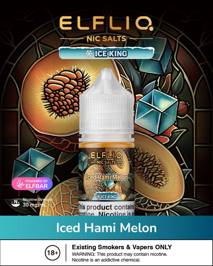ELF LIQ Ice King Nic Salt 30ML by ELF BAR ā Icy Menthol E - Liquid - We Vape