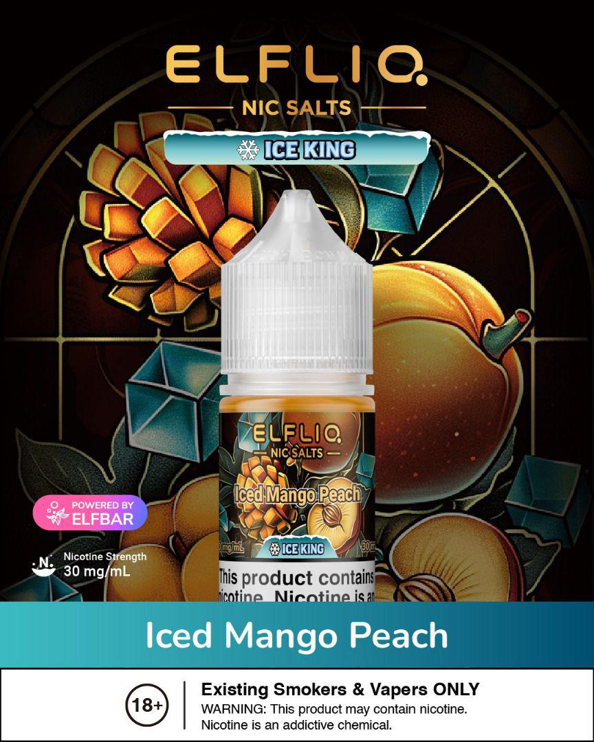 ELF LIQ Ice King Nic Salt 30ML by ELF BAR ā Icy Menthol E - Liquid - We Vape