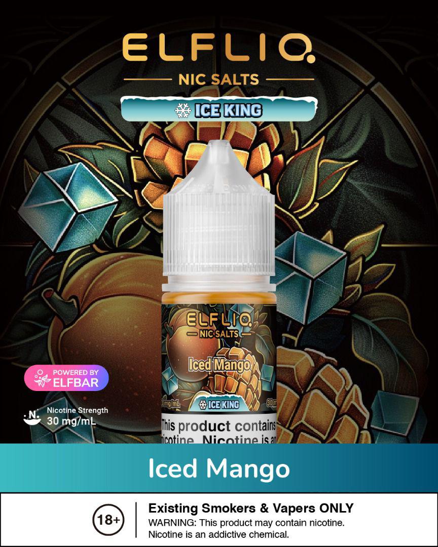 ELF LIQ Ice King Nic Salt 30ML by ELF BAR ā Icy Menthol E - Liquid - We Vape