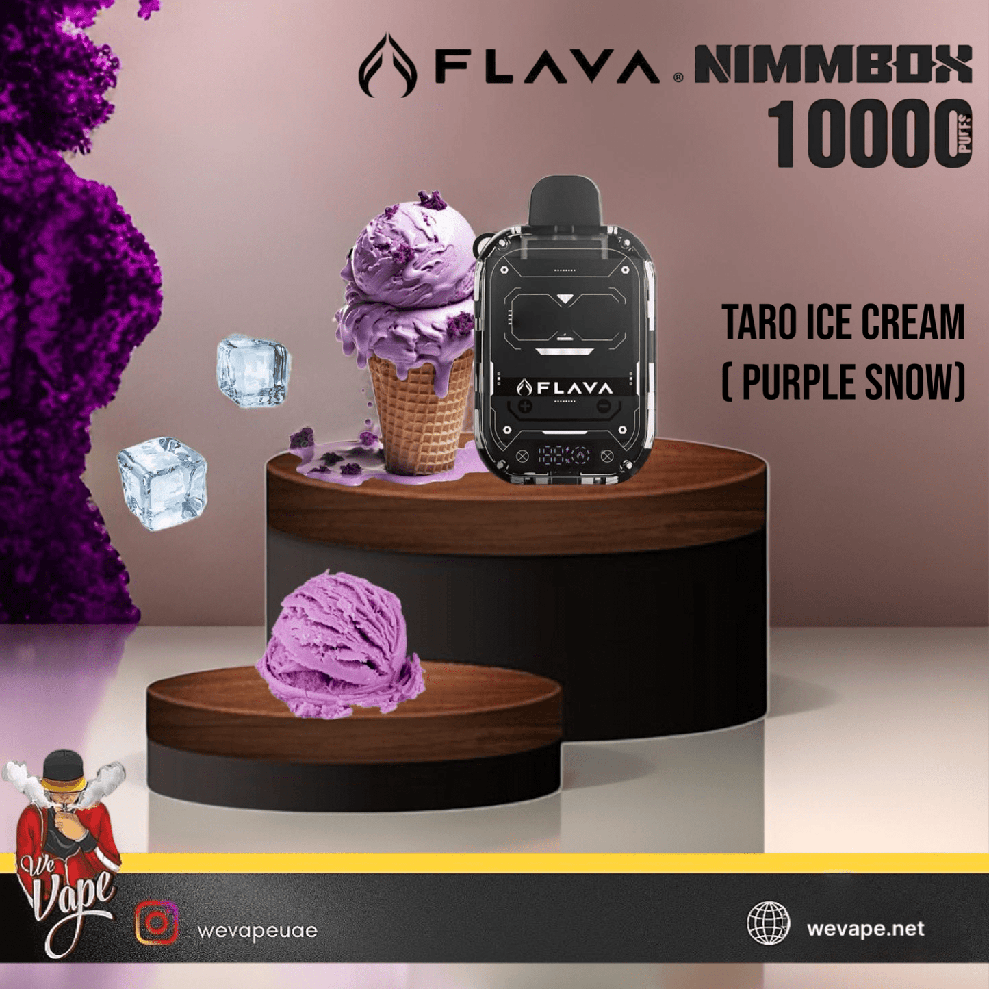 Flava Nimmbox 10000 Puffs Disposable Vape Pod – Rechargeable, Mesh Coil - We Vape