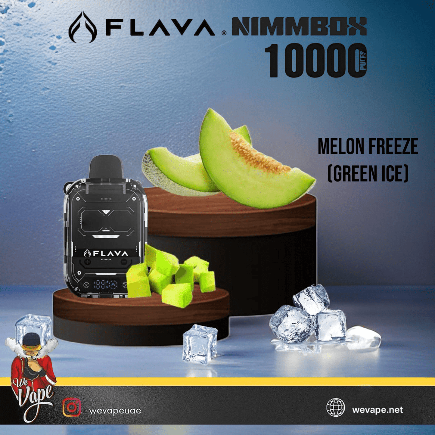 Flava Nimmbox 10000 Puffs Disposable Vape Pod – Rechargeable, Mesh Coil - We Vape