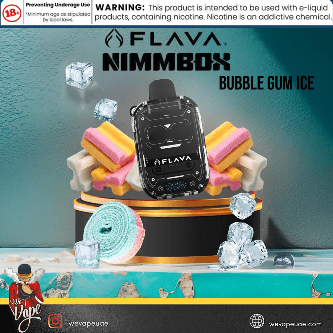 Flava Nimmbox 10000 Puffs Disposable Vape Pod – Rechargeable, Mesh Coil - We Vape