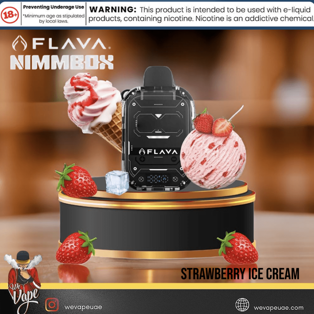 Flava Nimmbox 10000 Puffs Disposable Vape Pod – Rechargeable, Mesh Coil - We Vape