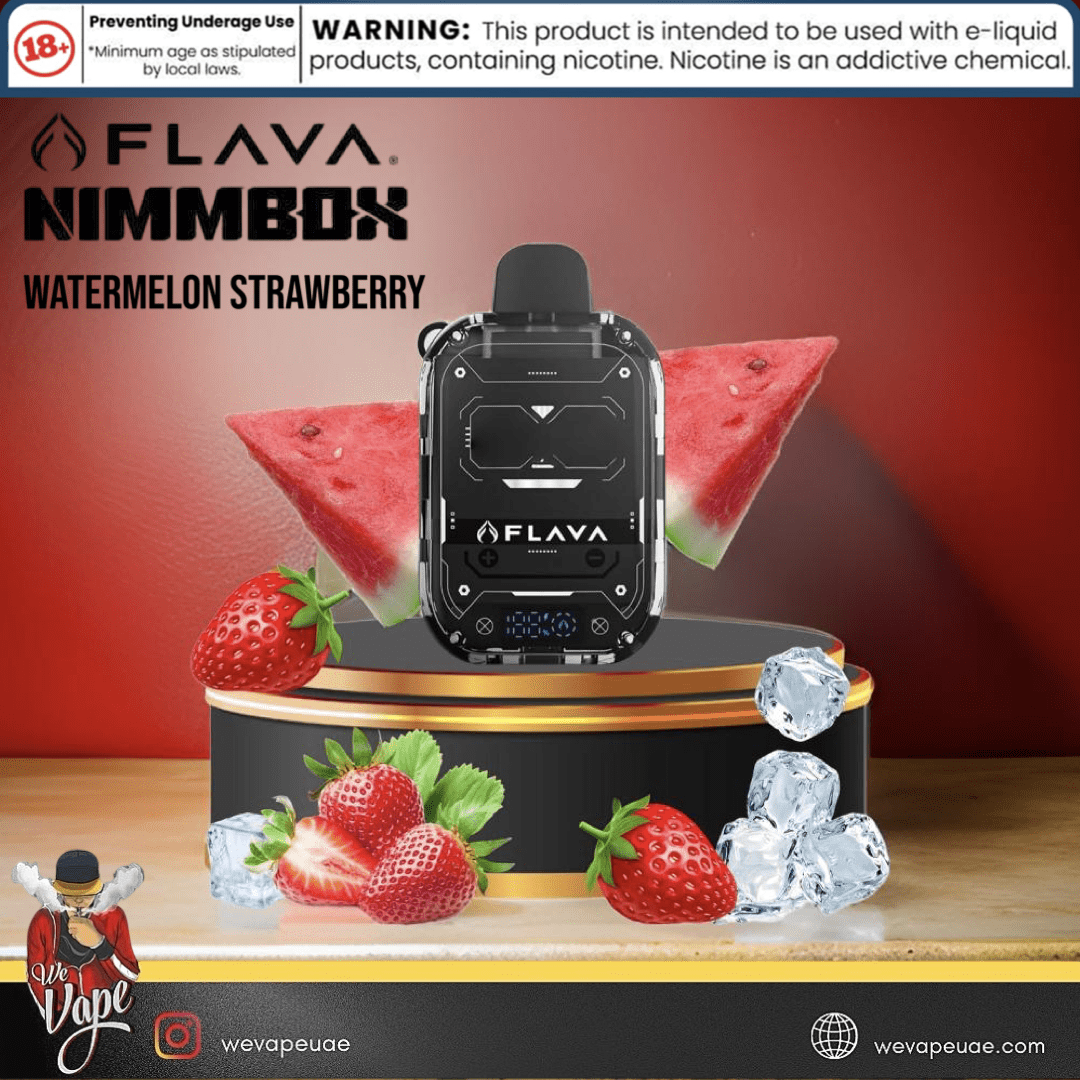 Flava Nimmbox 10000 Puffs Disposable Vape Pod – Rechargeable, Mesh Coil - We Vape