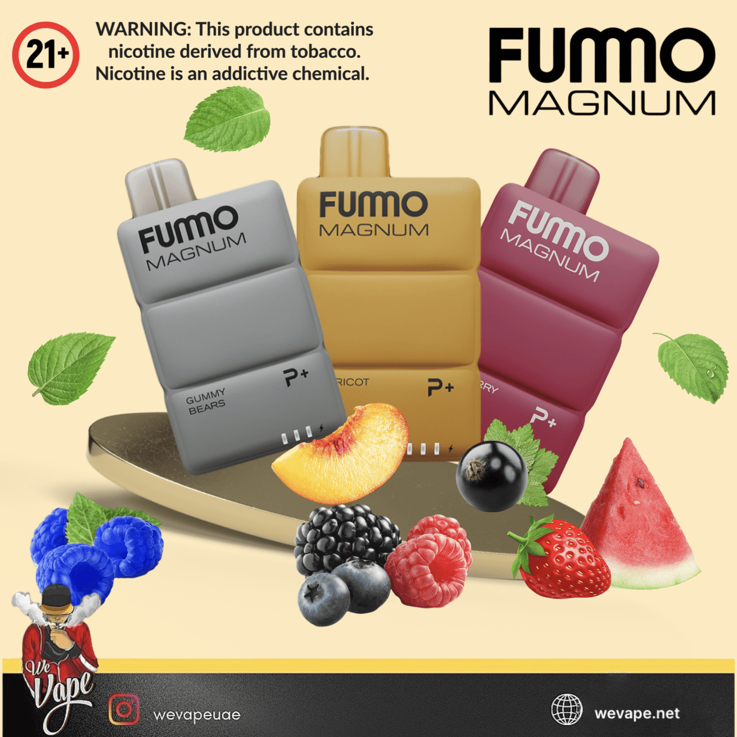 FUMMO MAGNUM 8000 PUFFS By FUMMO (20MG) - We Vape