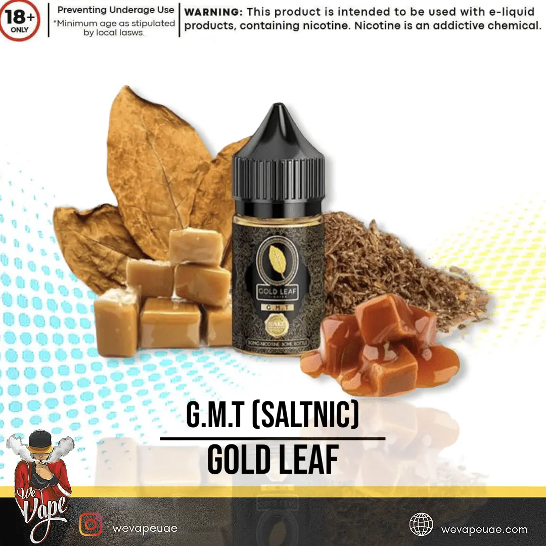 GOLD LEAF - G.M.T 30ml (SaltNic) / 50mg - We Vape