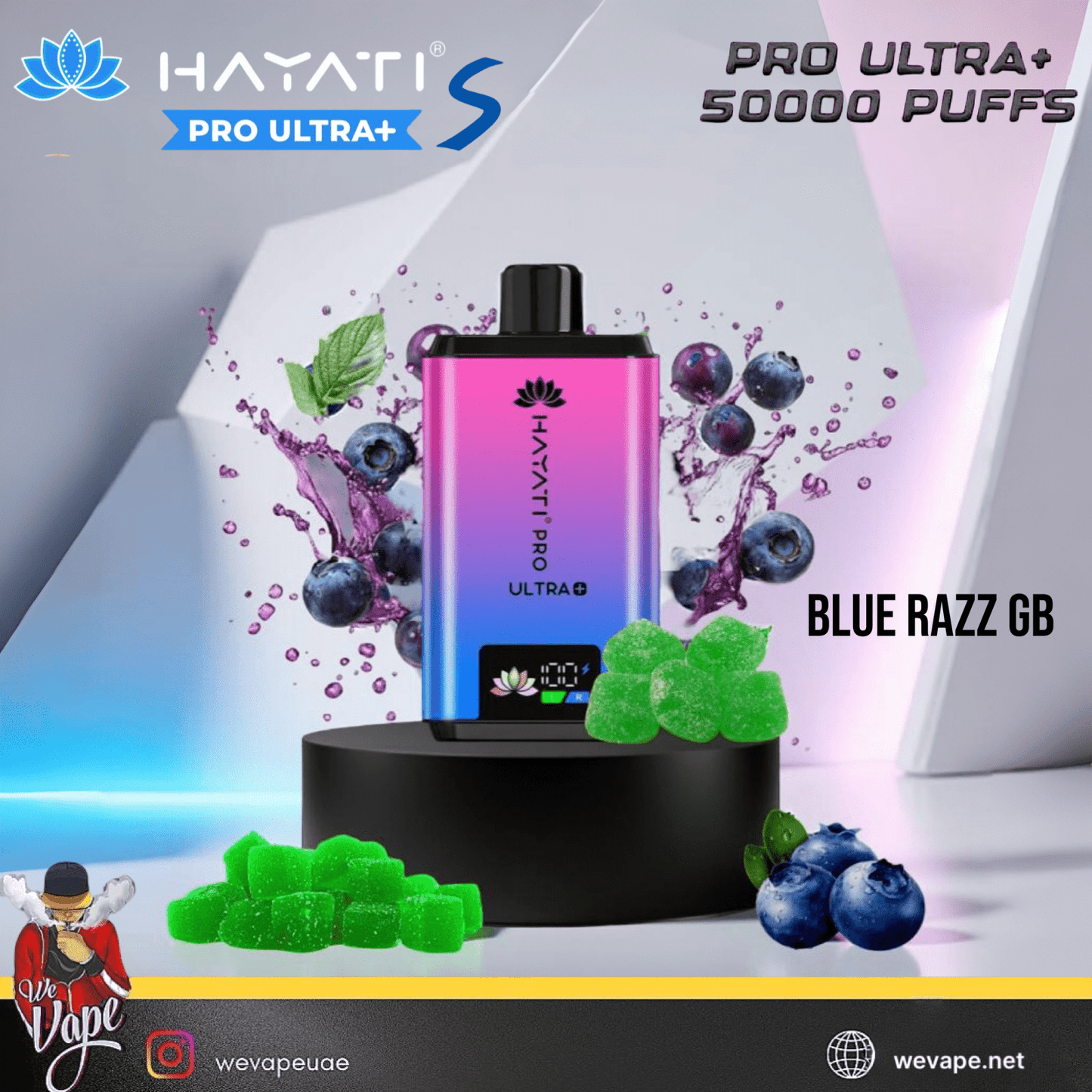 HAYATI PRO ULTRA +S Disposable Vape Kit UAE - 50,000 Puffs (UAE) - We Vape