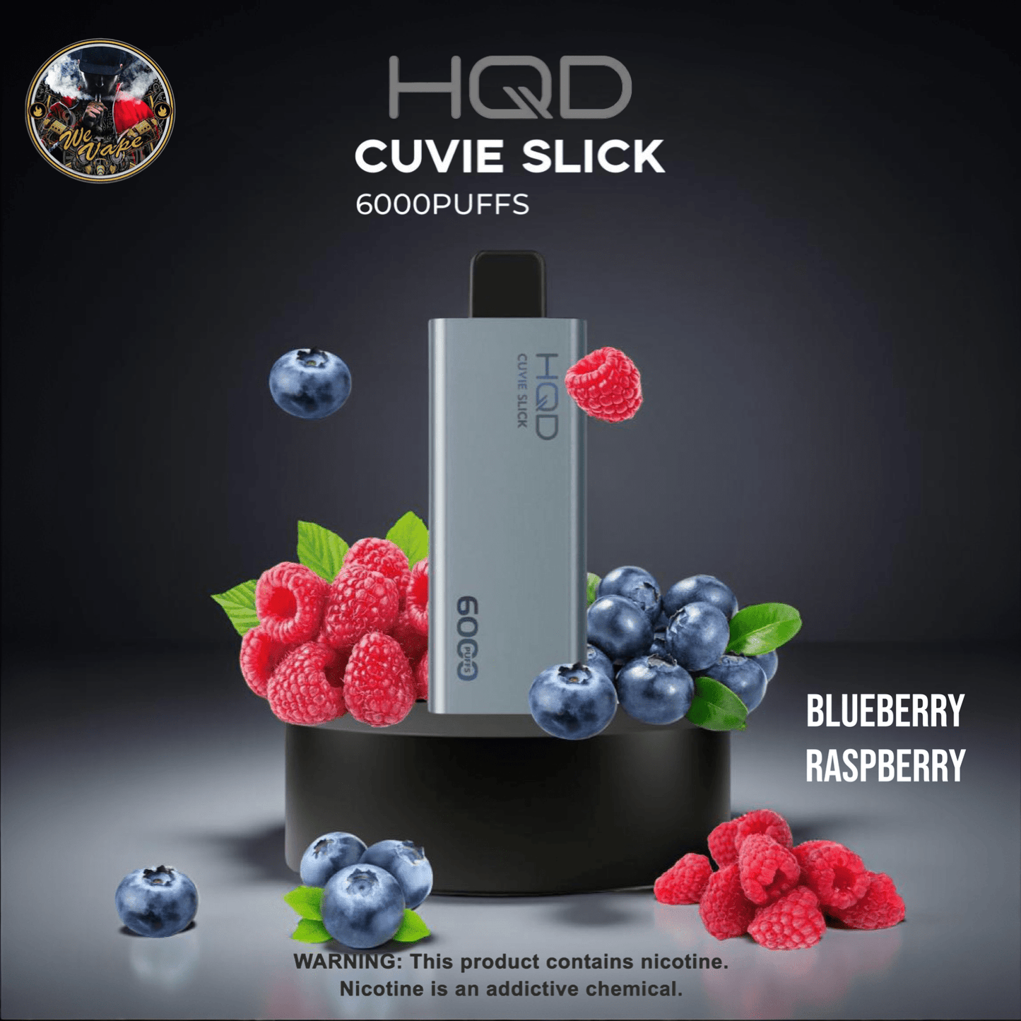 HQD Cuvie Slick 20000 Puffs – Rechargeable Disposable Vape Pod Kit 20MG - We Vape