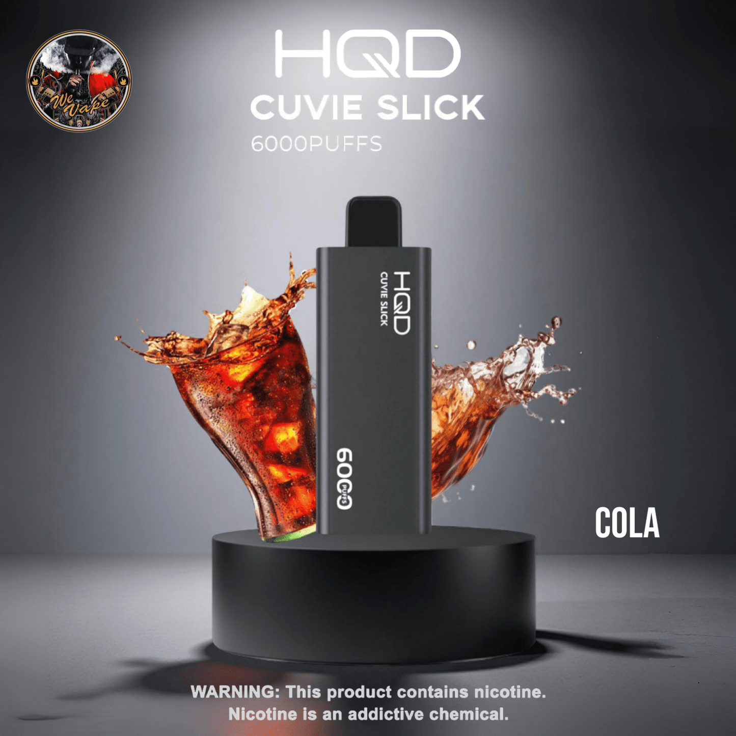HQD Cuvie Slick 20000 Puffs – Rechargeable Disposable Vape Pod Kit 20MG - We Vape