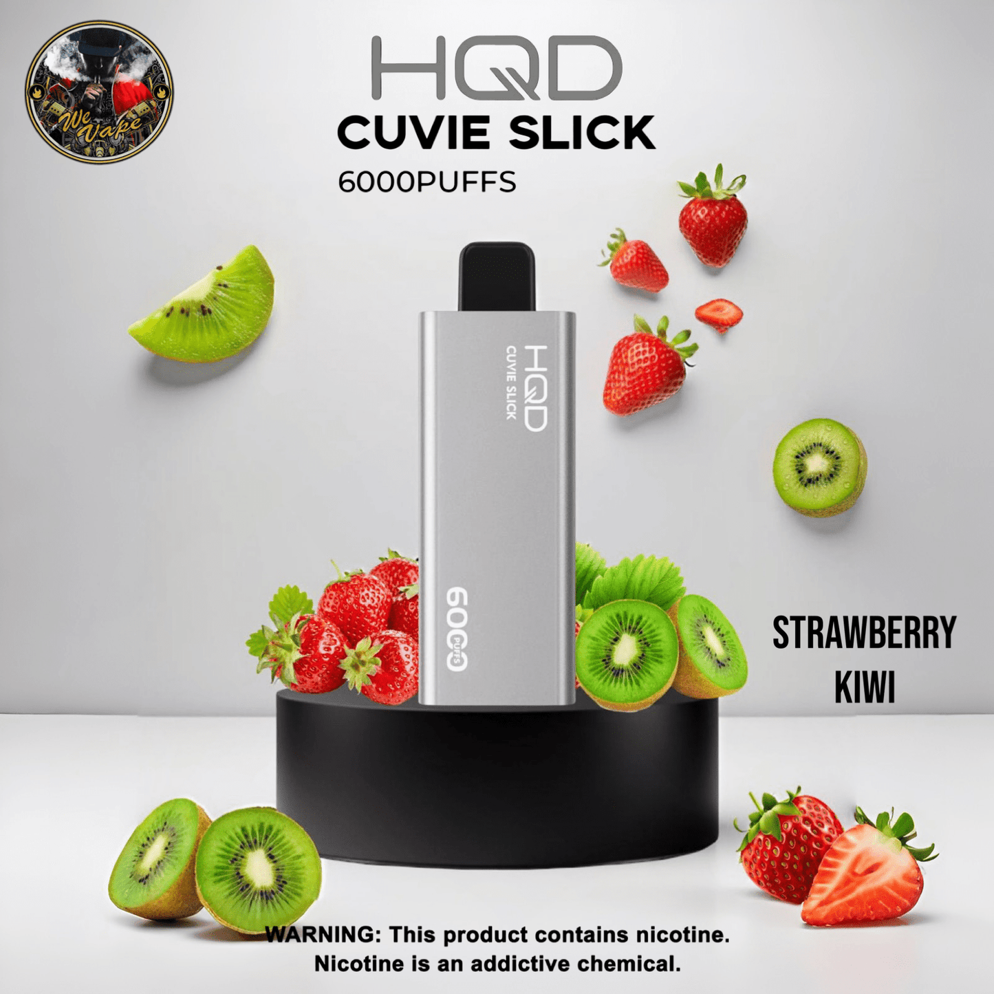 HQD Cuvie Slick 20000 Puffs – Rechargeable Disposable Vape Pod Kit 20MG - We Vape