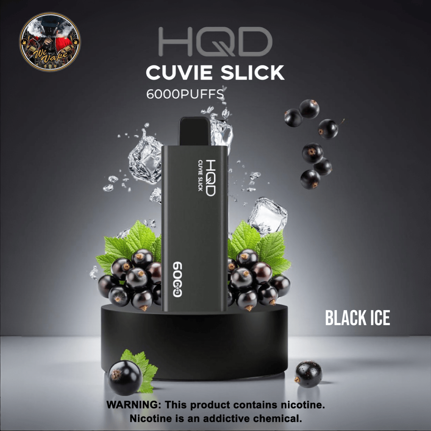 HQD Cuvie Slick 20000 Puffs – Rechargeable Disposable Vape Pod Kit 20MG - We Vape