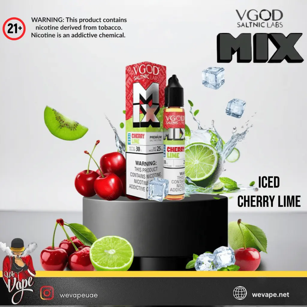 Iced Cherry Lime by VGOD MIX SaltNic 30ML - We Vape