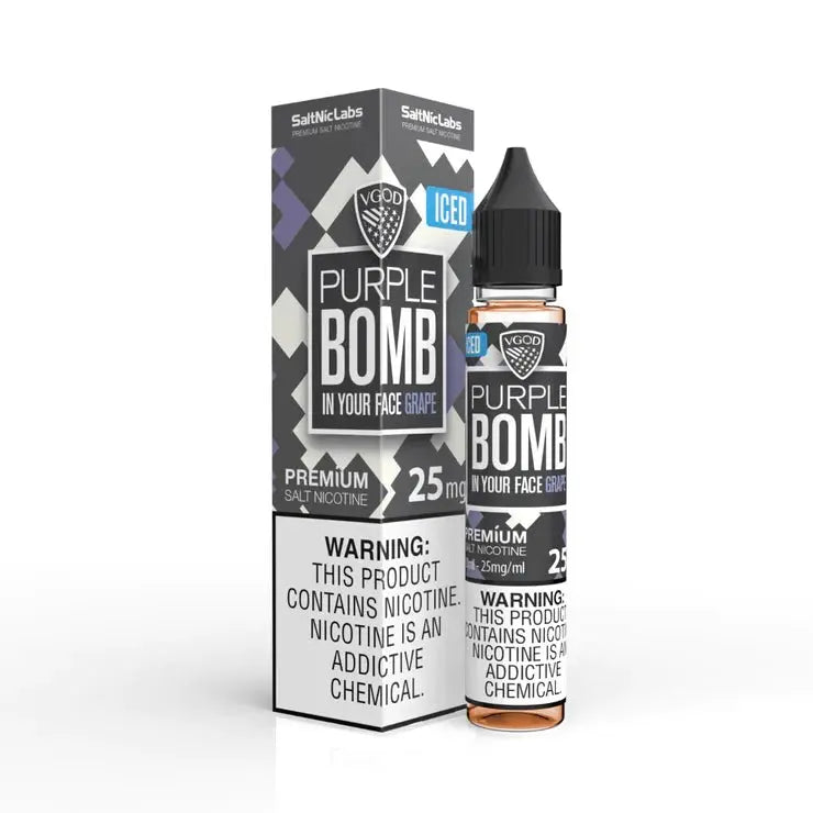 Iced Purple Bomb by VGOD (Saltnic) - We Vape