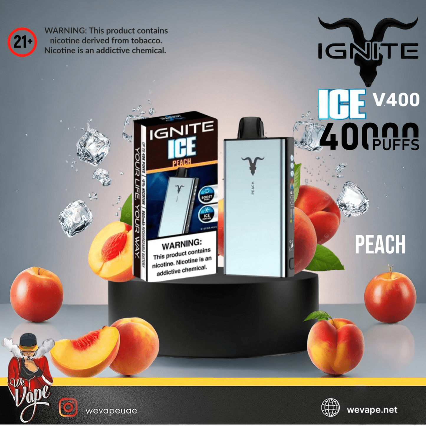 IGNITE ICE 40K Disposable Vape Kit – 40,000 Puffs 50MG - We Vape