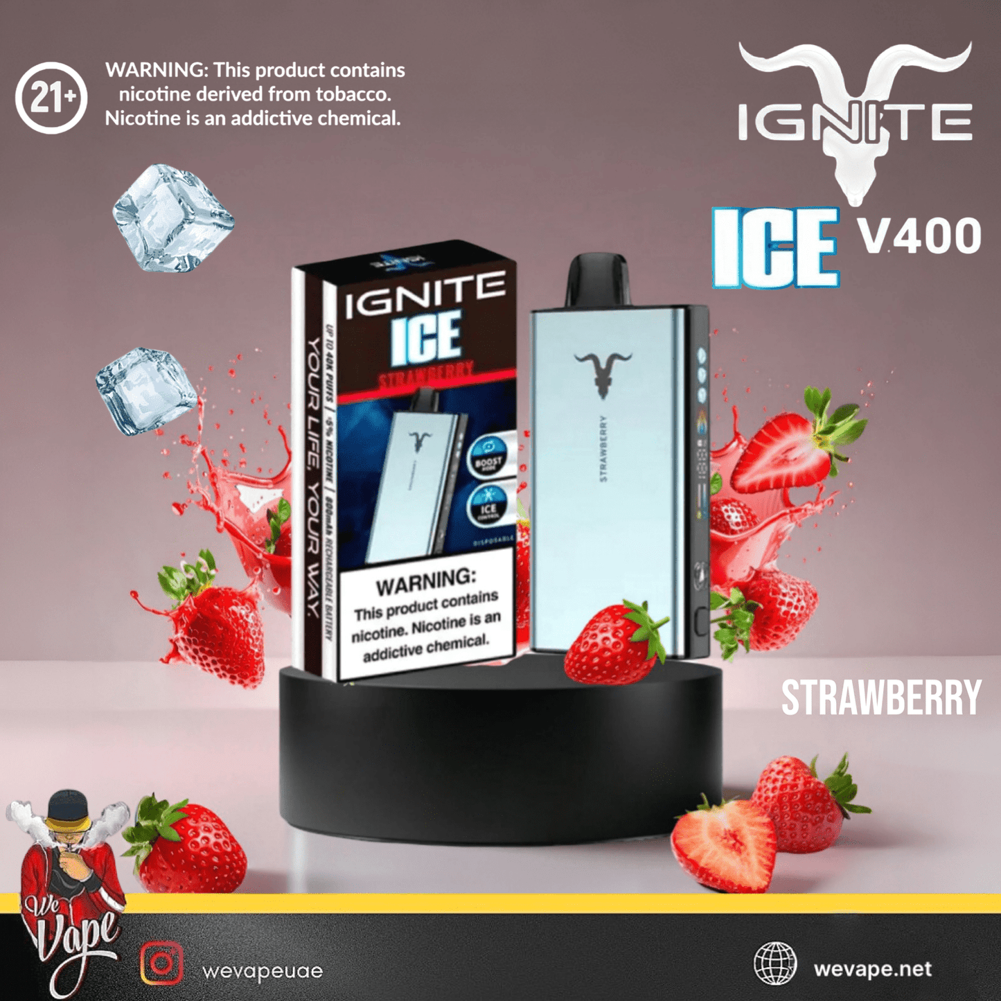 IGNITE ICE 40K Disposable Vape Kit – 40,000 Puffs 50MG - We Vape