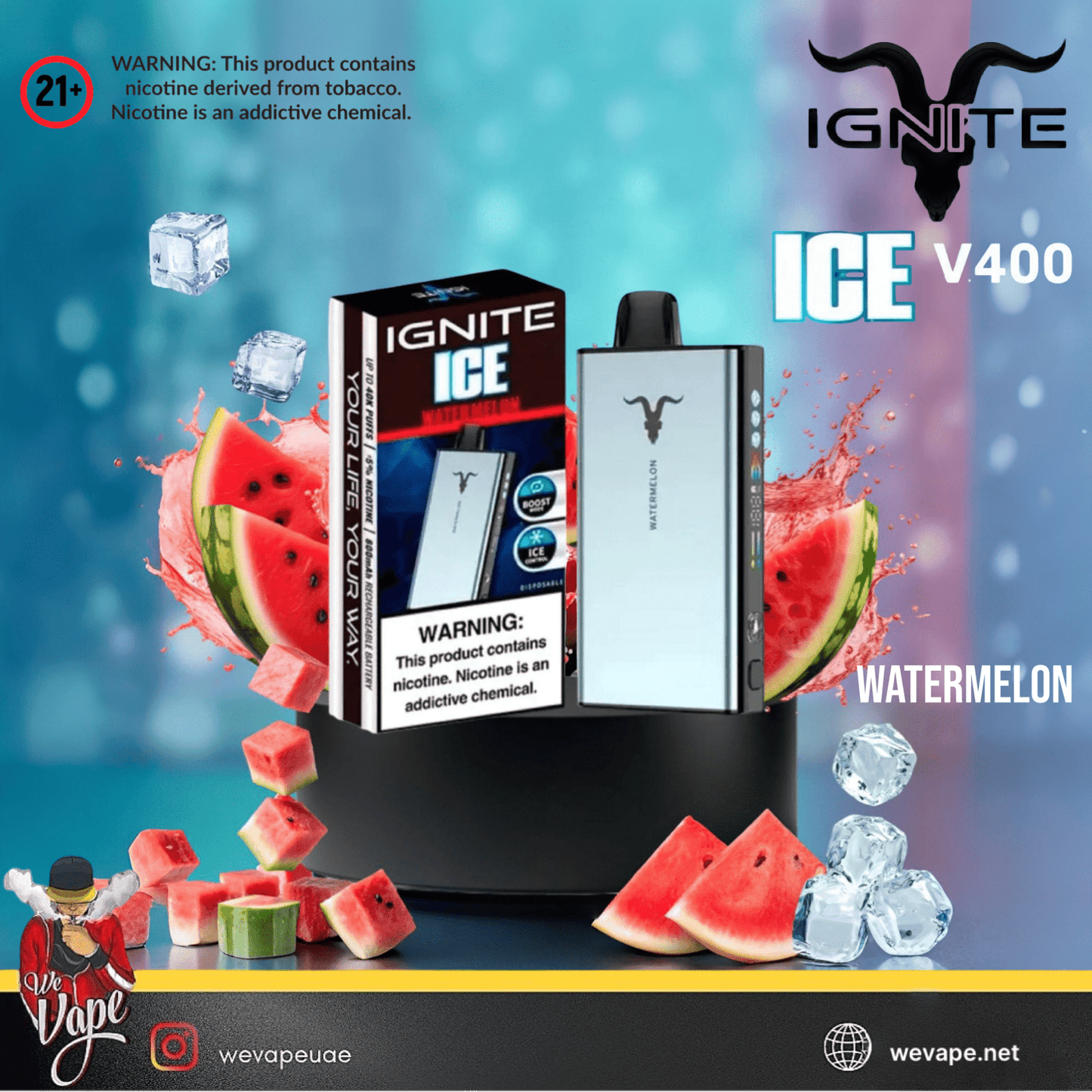 IGNITE ICE 40K Disposable Vape Kit – 40,000 Puffs 50MG - We Vape