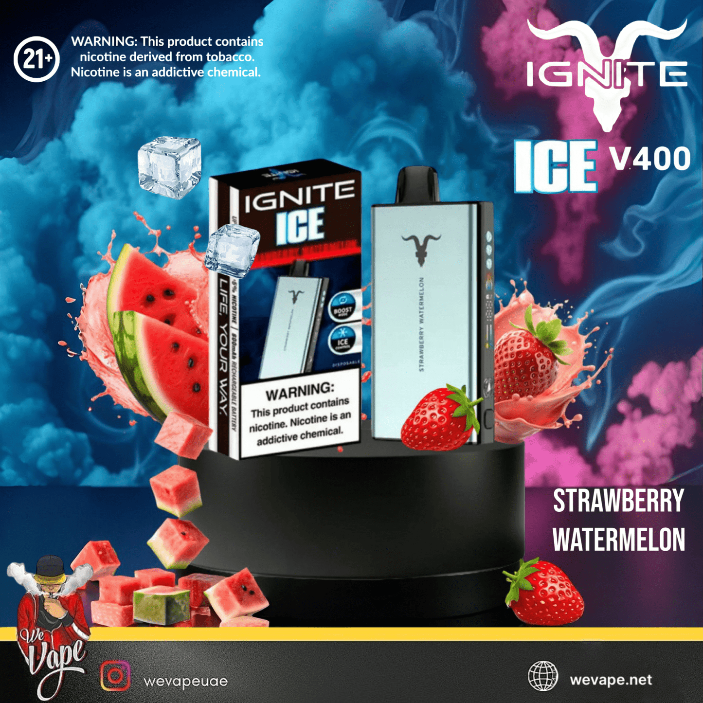 IGNITE ICE 40K Disposable Vape Kit – 40,000 Puffs 50MG - We Vape