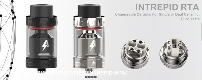Intrepid RTA by Blitz β Versatile Dual Post Rebuildable Tank Atomizer for Superior Flavor Control - We Vape