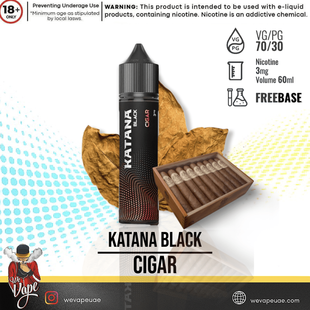Katana Black Cigar By Tokyo - We Vape