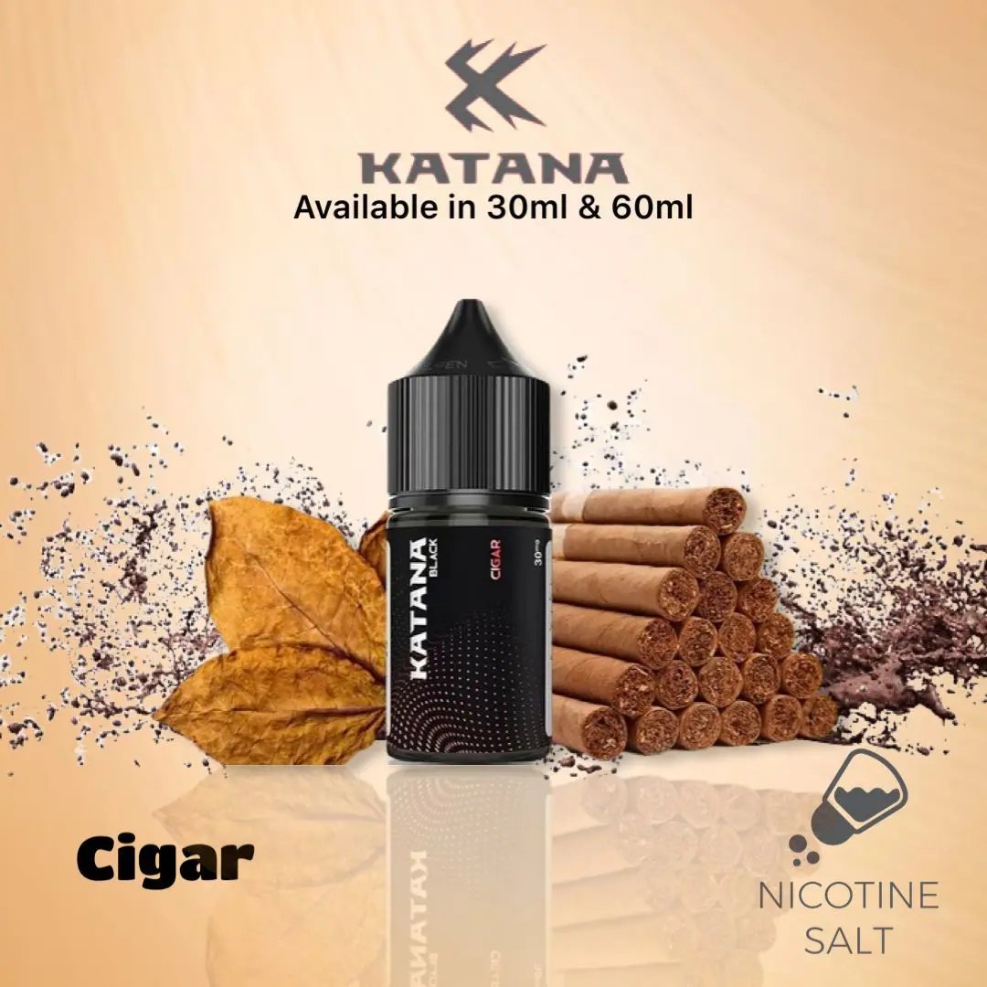 Katana Black Cigar By Tokyo (Saltnic) - We Vape