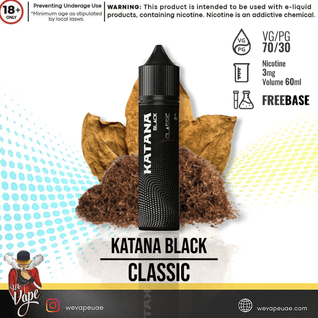 Katana Black Classic By Tokyo - We Vape