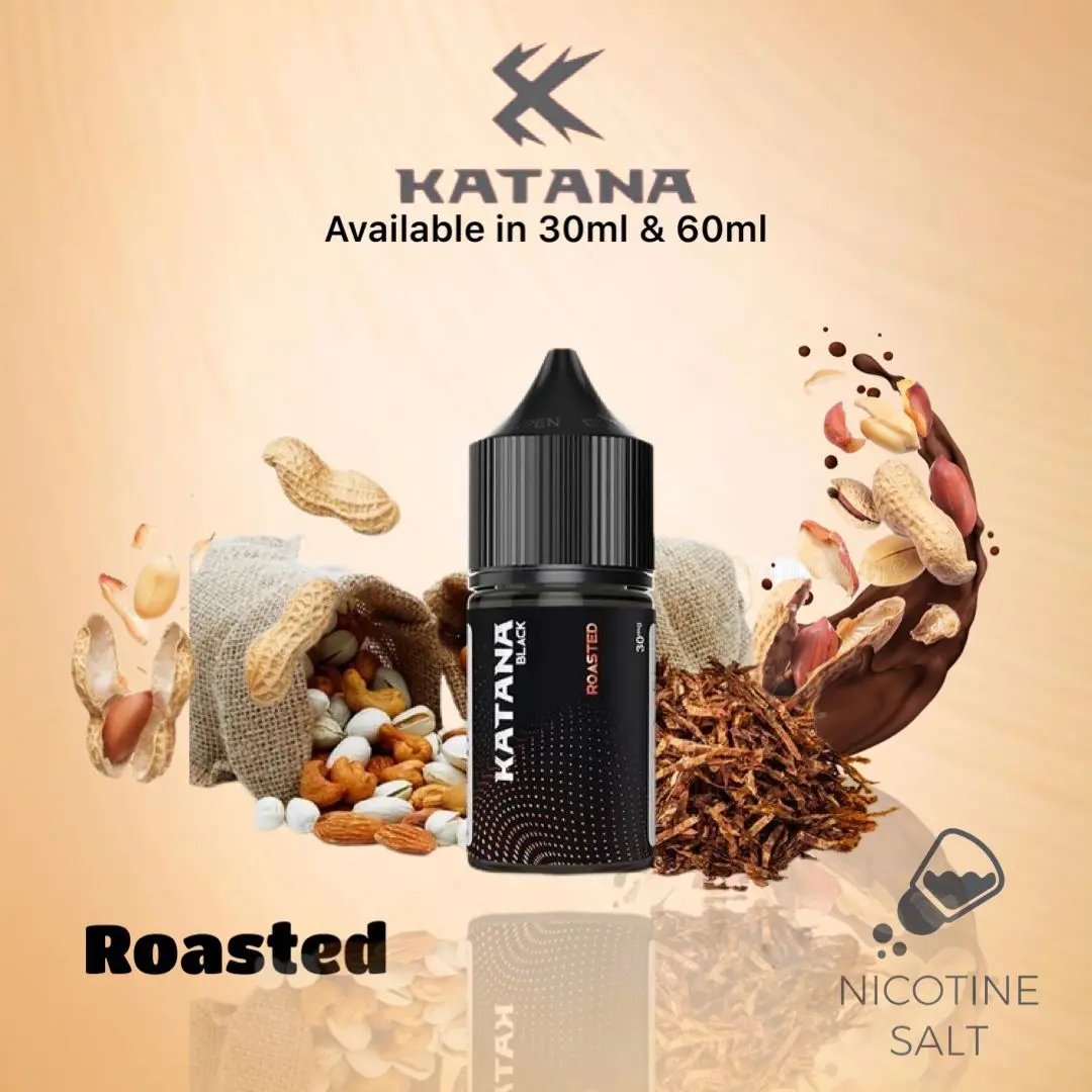 Katana Black Roasted By Tokyo (Saltnic) - We Vape