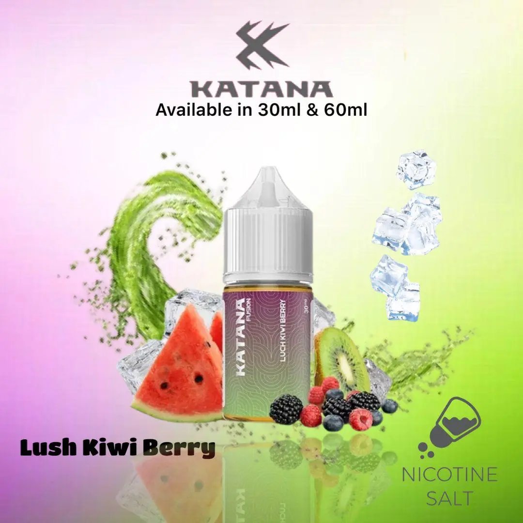 Katana Fusion Kiwi Berry by Tokyo Saltnic - We Vape