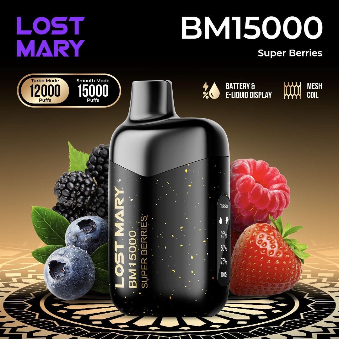 LOST MARY BM15000 Puffs Disposable Pod – High - Capacity Mesh Coil Rechargeable Vape - We Vape
