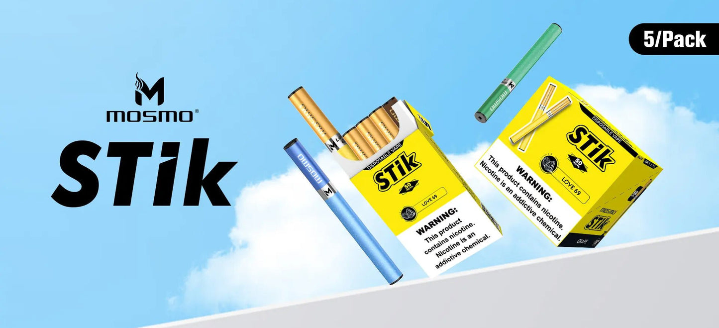 MOSMO Stick Disposable Pod Kit – 300 Puffs | 50mg Nicotine - We Vape