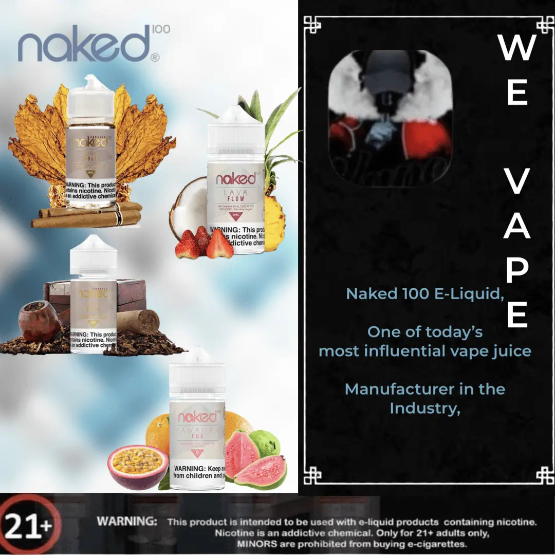 Naked 100 by E - Liquid Freebase - We Vape