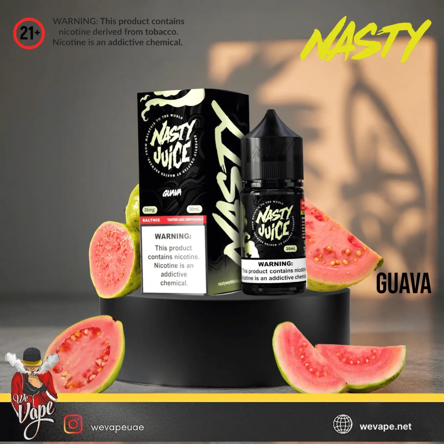 Nasty Salt Nic – Guava 35mg | Premium Nicotine Salt E - Liquid 30ml - We Vape